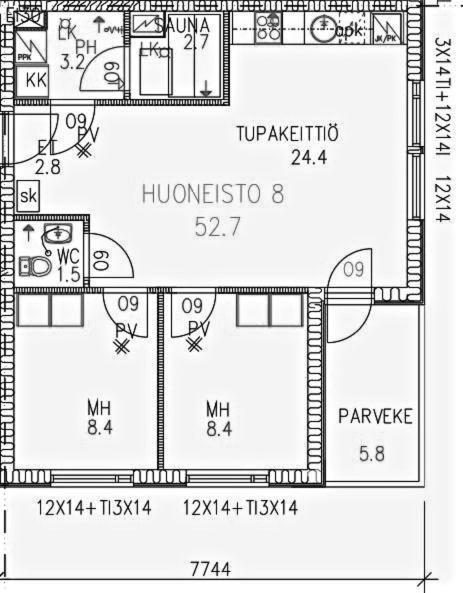 Lapland Happiness Hillakka 2 A8 Appartement Äkäslompolo Buitenkant foto